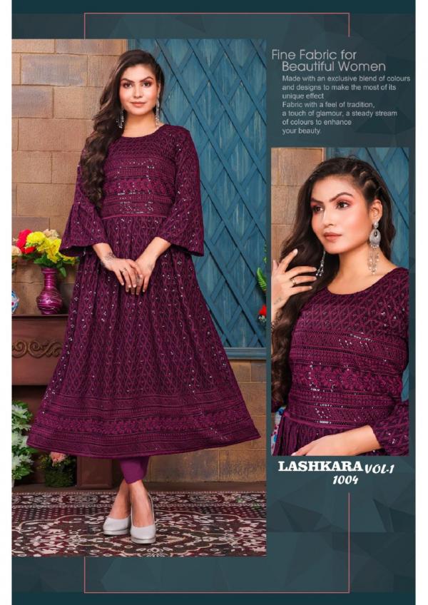 Beauty Lashkara Vol 1 Rayon Exclusive Designer Kurti Collection